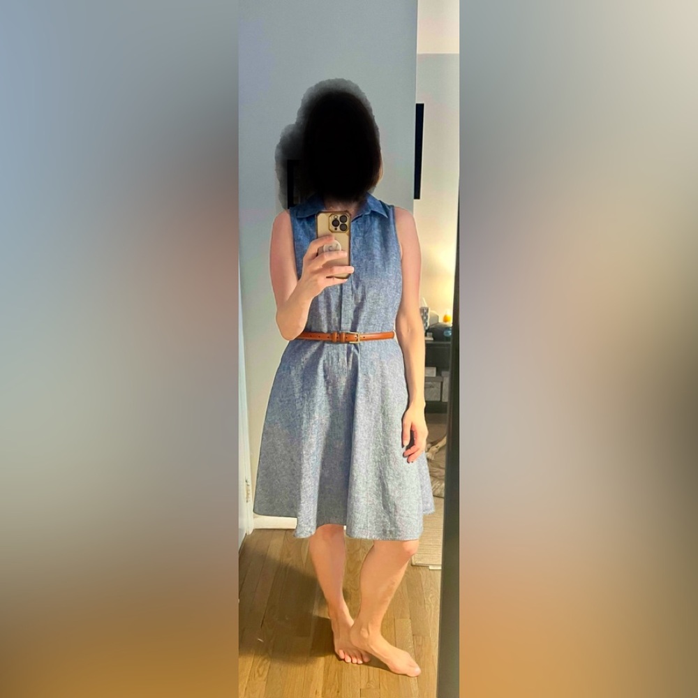 Ann Taylor Chambray Shirtdress